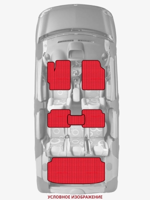 ЭВА коврики «Queen Lux» комплект для Lexus RX (1G)