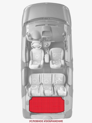 ЭВА коврики «Queen Lux» багажник для Volkswagen Golf